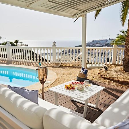 Stunning Villa With Breathtaking Ocean View Mogan Bagian luar foto