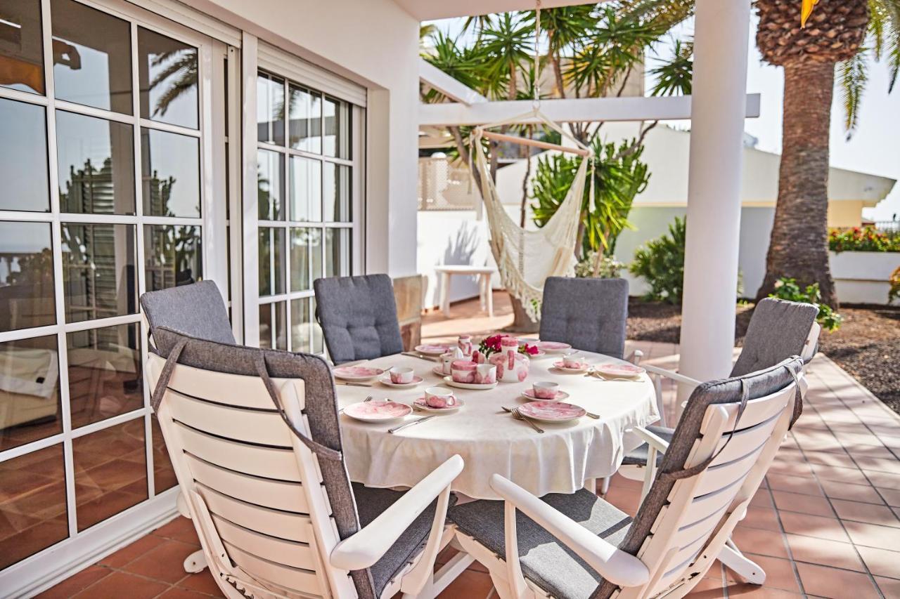 Stunning Villa With Breathtaking Ocean View Mogan Bagian luar foto