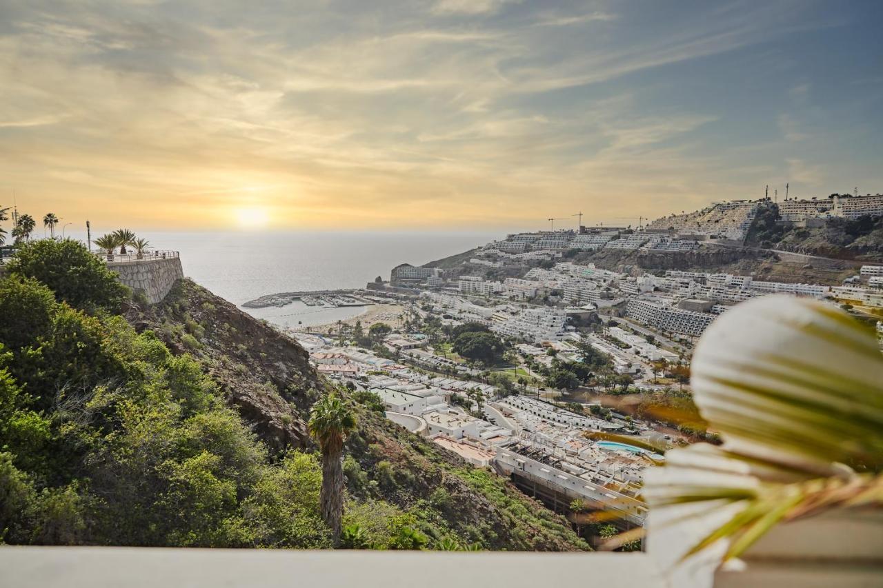 Stunning Villa With Breathtaking Ocean View Mogan Bagian luar foto